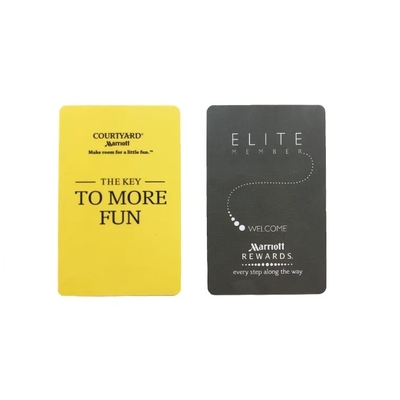 comprar Tamaño estándar CR80 4 Impreso en color Tarjetas de llave RFID de hotel 85.5mm X 54mm online manufacture