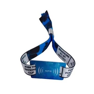 comprar Pulsera NFC personalizada ajustable de tejido de tejido RFID Smart para eventos online manufacture
