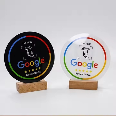 comprar 13.56mhz NFC Placa de revisión de Google Código personalizado NFC Display Placa de redes sociales online manufacture