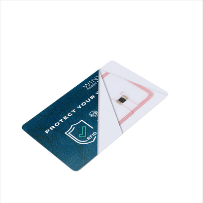 comprar Protector de tarjeta de crédito de protección RFID sin contacto contra robo Tarjeta de bloqueo RFID personalizada online manufacture