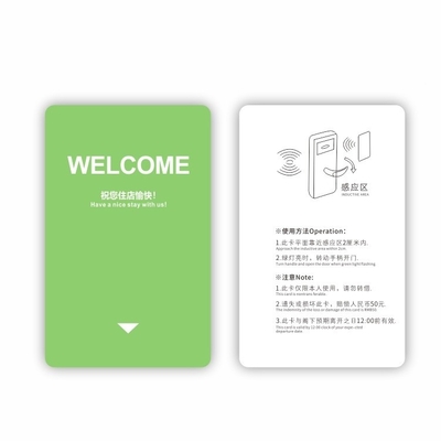 comprar Impresión a todo color Tarjeta de llave magnética de habitación de hotel con interfaz RF ISO/IEC 14443-A online manufacture