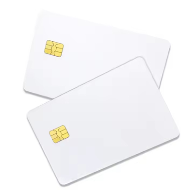 Impresión por inyección de tinta en blanco IC Chip Card PET PVC Tarjeta de crédito personalizable