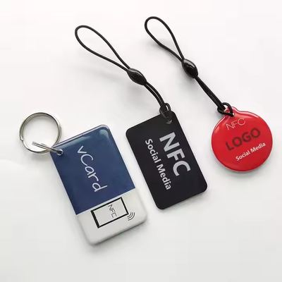 Cartilla de visita NFC a prueba de agua 13.56MHz 0.76mm de espesor