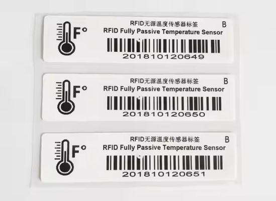 Resistencia a altas temperaturas RFID adhesivo UHF etiqueta de largo alcance para la logística de la cadena de frío