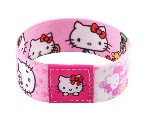 Pulsera de tela RFID personalizada para parque de diversiones